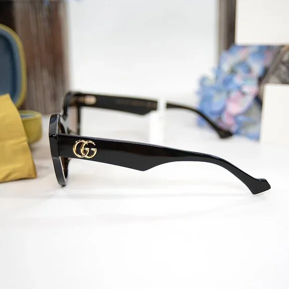 Gucci Round Black GG Logo Acrylic Metal Sunglasses NWT GG0975S m47252005728_1.jpg main image 2